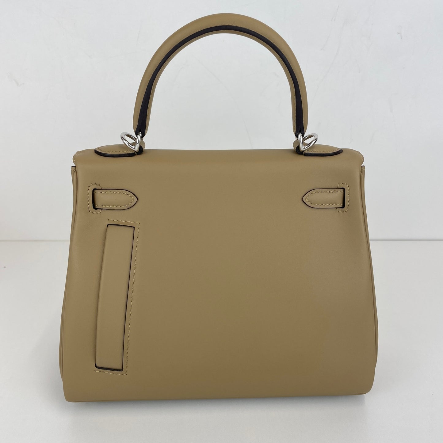 Kelly25 colormatic ケリー25カラーマティック Poussiere プシエール PHW シルバー金具 Stamp-K K刻