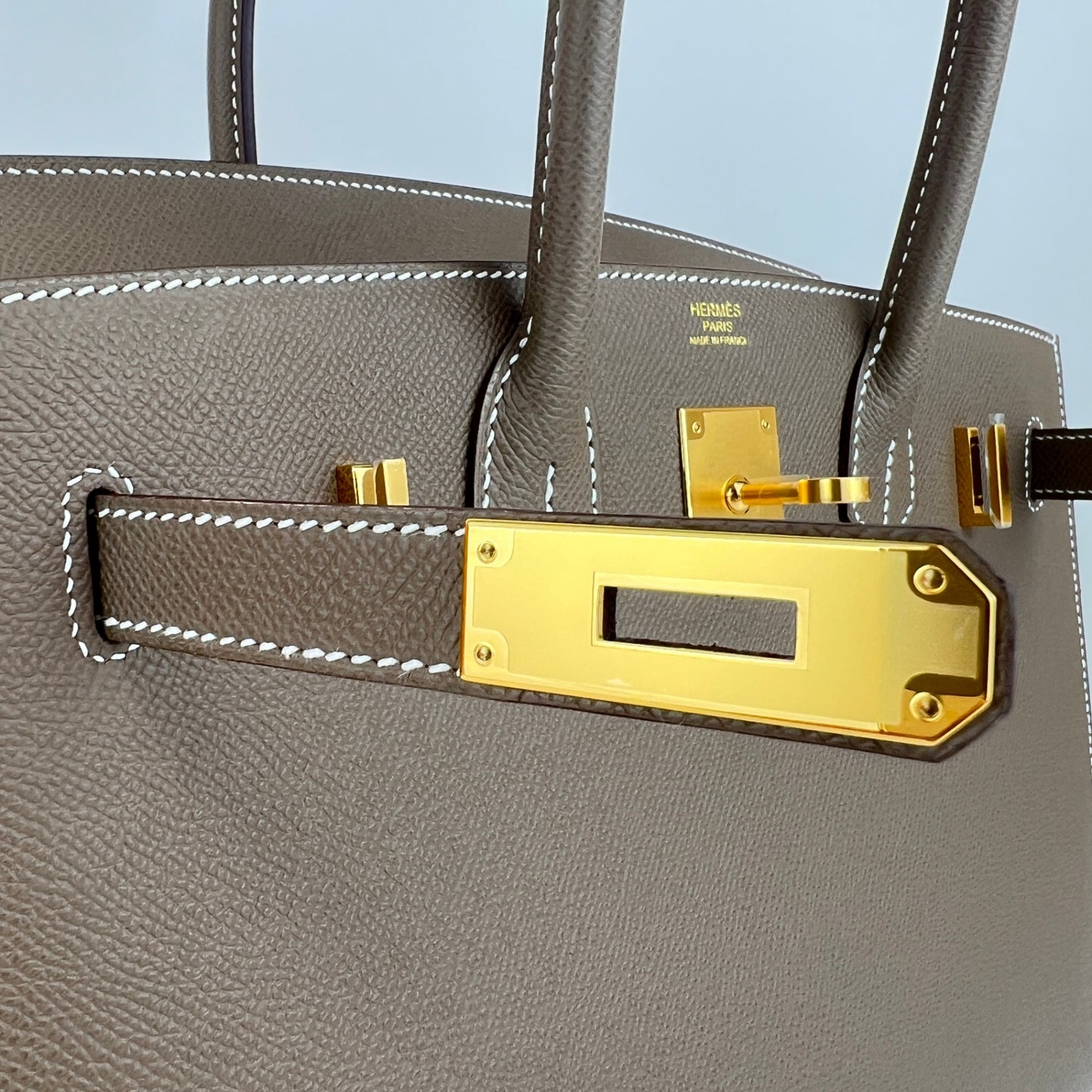 Birkin30 バーキン30 Etoupe エトープ GHW ゴールド金具 Stamp-W W刻印 Epsom エプソン