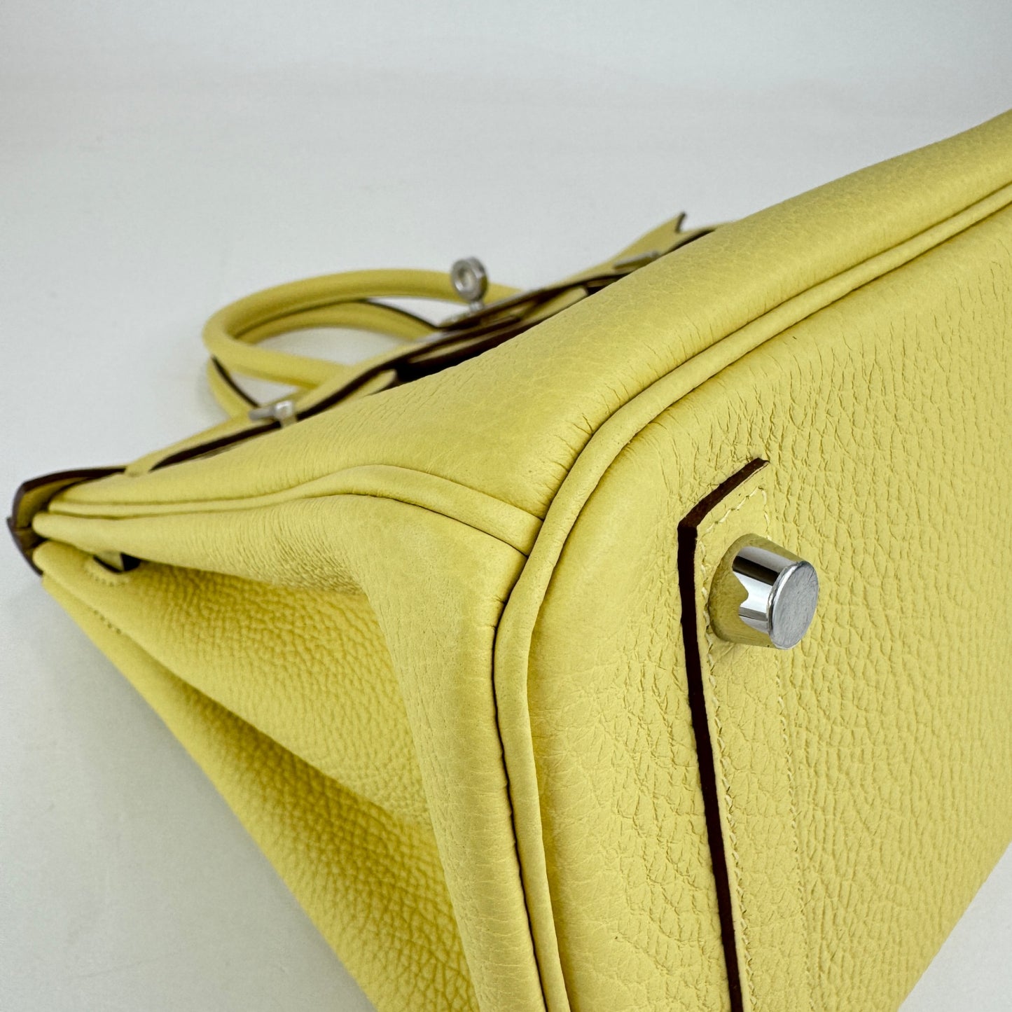 Birkin25 バーキン25 Stamp-B B刻印 Togo トゴ Joune poussin ジョーヌプッサン PHW シルバー金具