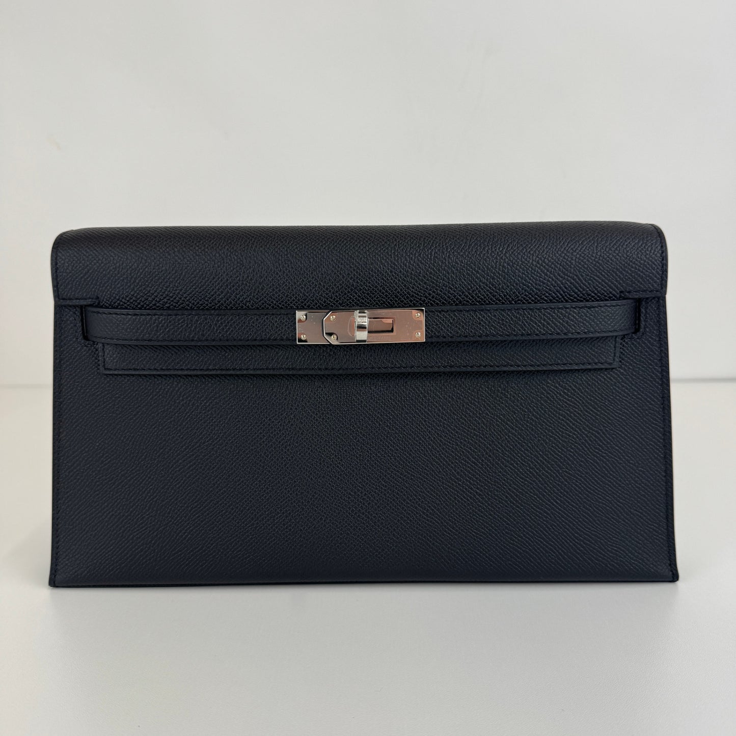 Kelly elan ケリーエラン Black ブラック PHW シルバー金具 Stamp-K K刻印 Epsom エプソン