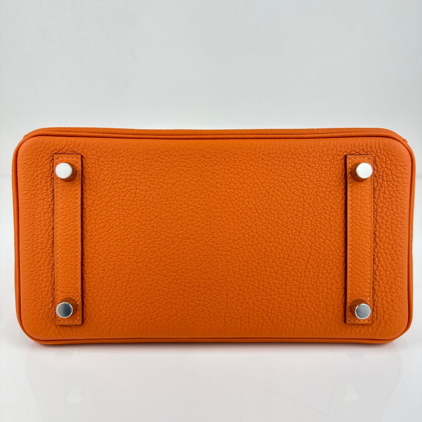 Birkin25 バーキン25 Orange オレンジ PHW シルバー金具 Togo トゴ Stamp-K K刻印