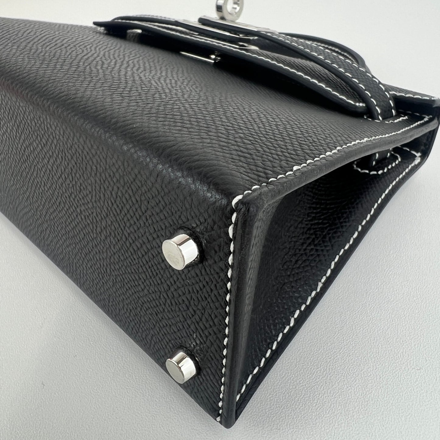 Mini kelly HSS ミニケリーHSS Black ブラック PHW シルバー金具 Stamp-K  K刻印