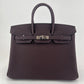 Birkin25 バーキン25 Stamp-B B刻印 Togo トゴ Rouge sellier ルージュセリエ PHW シルバー金具