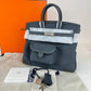 Birkin25 cargo バーキン25 カーゴ Gris misty グリミスティ Toile goeland/Swift トワルゴエラン/スイフト PHW シルバー金具 Stamp-W W刻印