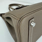 Birkin30 バーキン30 Etoupe エトープ Togo トゴ PHW シルバー金具 Stamp-W W刻印 ハンドバッグ