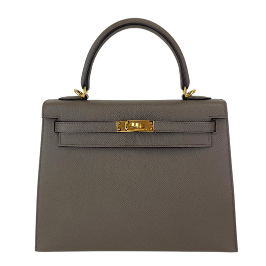 Kelly25 Sellier ケリー25 セリエ Etain エタン GHW ゴールド金具 Stamp-K K刻印 Epsom エプソン