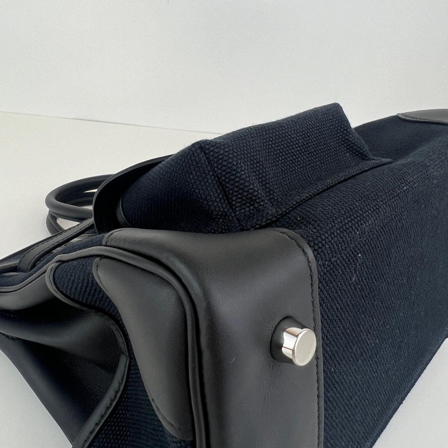 Birkin25 cargo バーキン25カーゴ Black ブラック  PHW シルバー金具 Toile goelan/Swift トワルゴエラン/スイフト Stamp-K K刻印