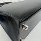 Hermès エルメス Kelly25 sellier ケリー25 セリエ Stamp-W W刻印  Box ボックス Black ブラック PHW シルバー金具
