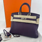 Birkin25 バーキン25 Cassis カシス Togo トゴ PHW シルバー金具 Stamp-U U刻印