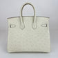 Birkin25 バーキン25 Beton ベトン　Ostrich オーストリッチ　Stamp-K K刻