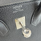 Birkin25 バーキン25 Black ブラック PHW シルバー金具 Stamp-K K刻
