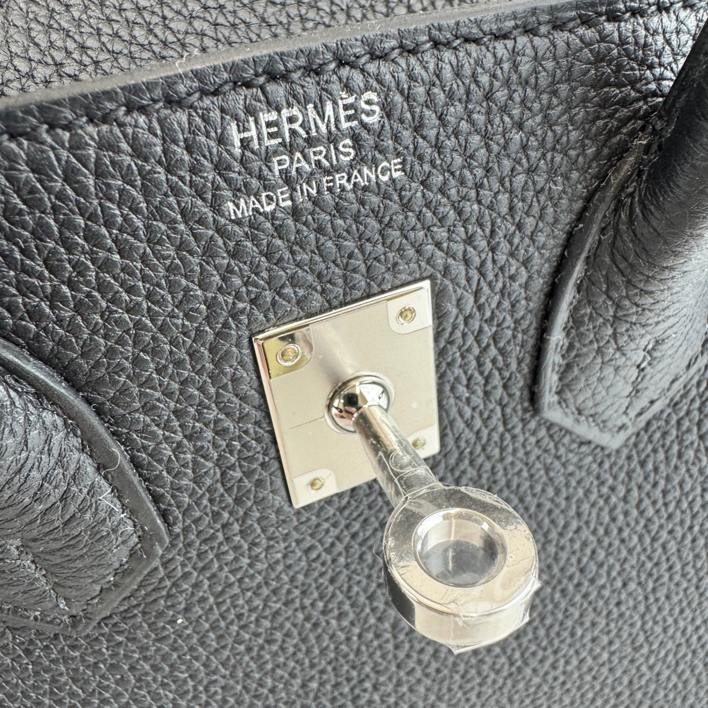 Birkin25 バーキン25 Black ブラック PHW シルバー金具 Stamp-K K刻
