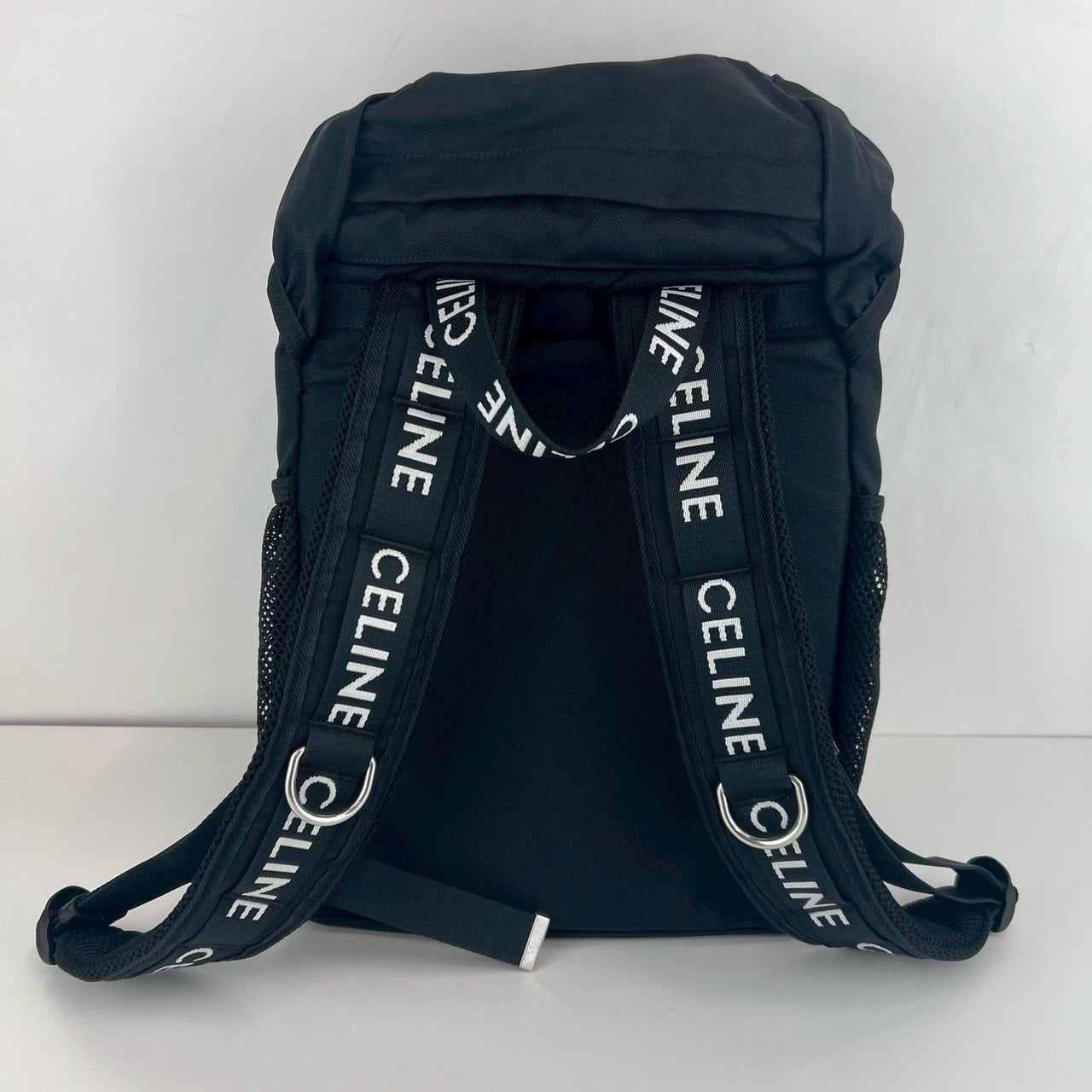 ミディアム トレッキング バックパック ナイロン ブラック シルバー金具