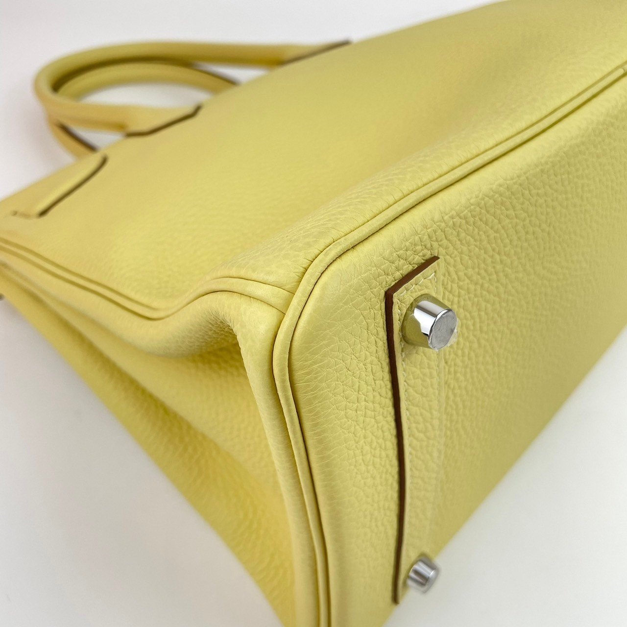 Birkin30 バーキン30 Jaune poussin ジョーヌプッサン Togo トゴ PHW シルバー金具 B刻 ハンドバッグ レディースバッグ