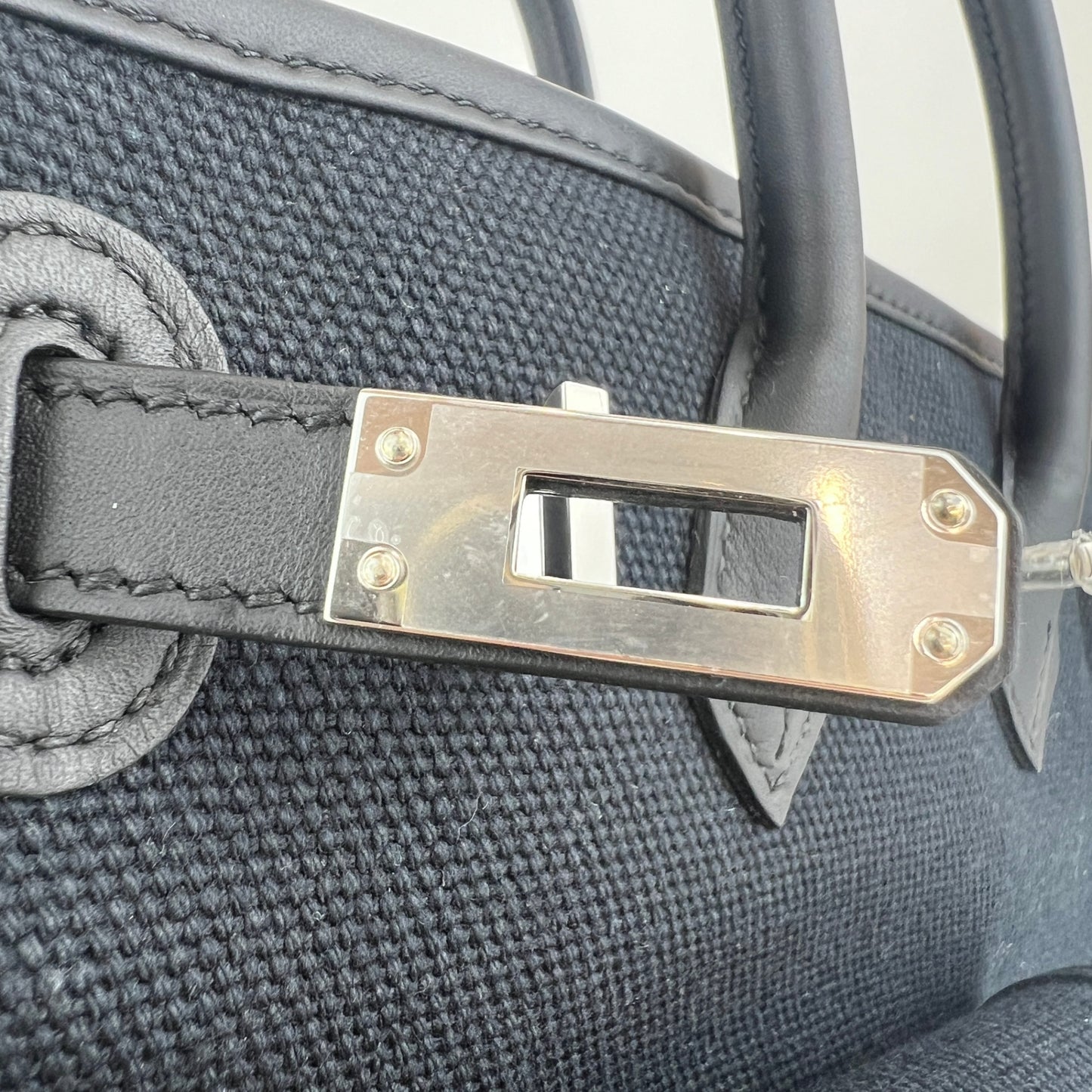 Birkin25 cargo バーキン25カーゴ Black ブラック  PHW シルバー金具 Toile goelan/Swift トワルゴエラン/スイフト Stamp-K K刻印