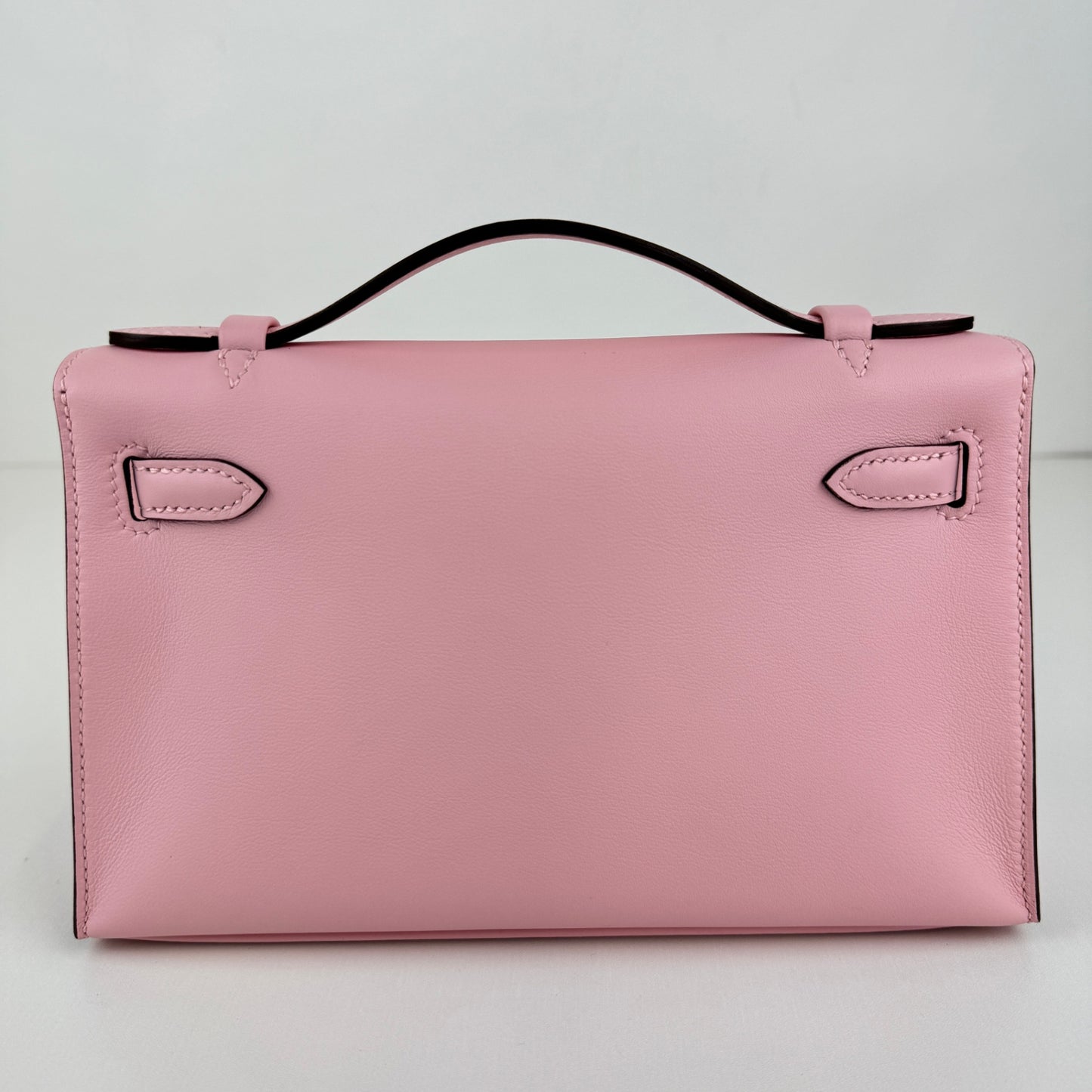 Pochette kelly ポシェットケリー Rose sakura ローズサクラ PHW シルバー金具 Stamp-K K刻印 Swift スイフト