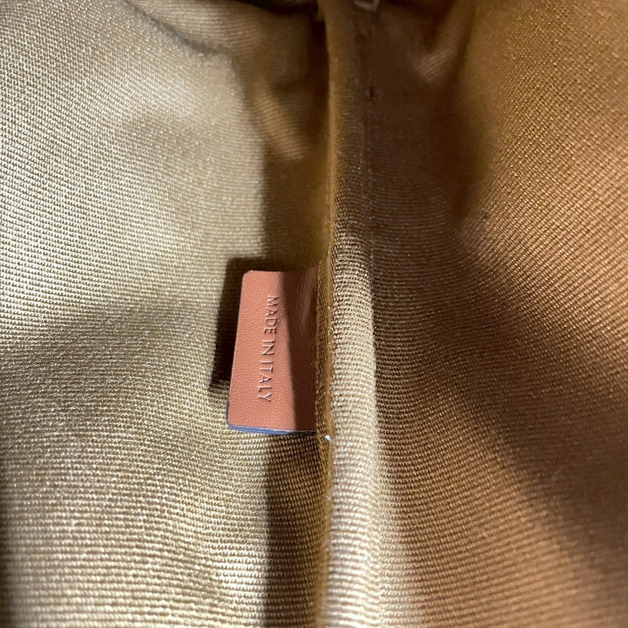 フォルコバックパックミニ トリオンフキャンバス カーフスキン タン