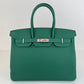 Birkin35 バーキン35 Vert moyen ヴェールモワイヤン Togo トゴ PHW シルバー金具 Stamp-K K刻印