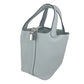 Picotin lock PM ピコタンロックPM Bleu pale ブルーペール PHW シルバー金具 Stamp-W W刻印