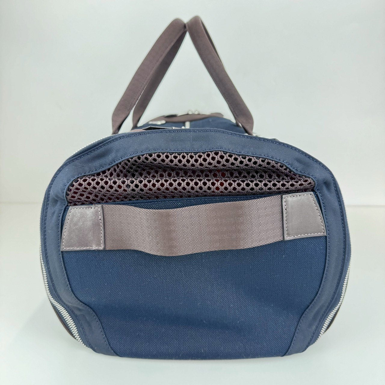 新品未使用　HERMES エルメス　犬用キャリーバッグ　ネイビー　ブラウン