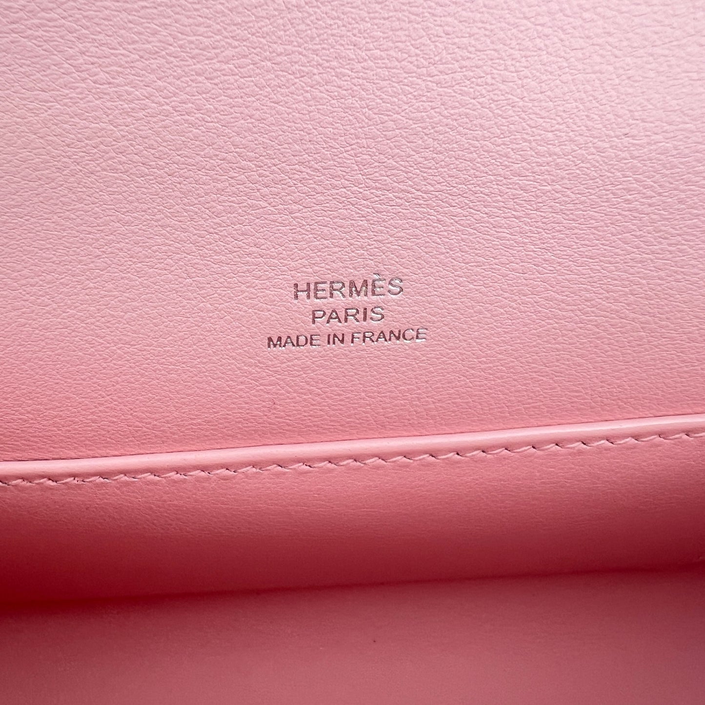 Pochette kelly ポシェットケリー Rose sakura ローズサクラ Swift スイフト PHW シルバー金具 Stamp-K K刻印