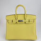 Birkin25 バーキン25 Stamp-B B刻印 Togo トゴ Joune poussin ジョーヌプッサン PHW シルバー金具