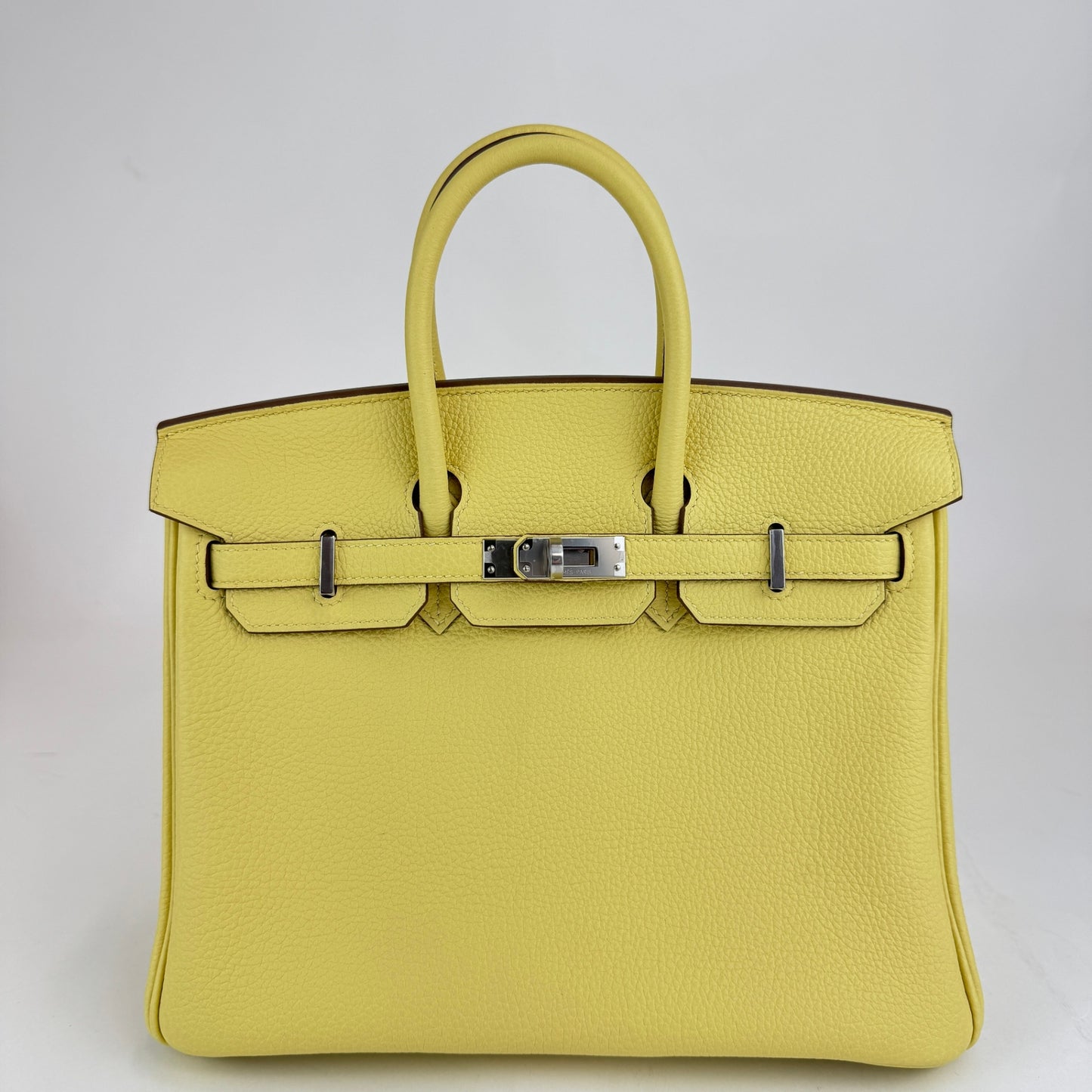 Birkin25 バーキン25 Stamp-B B刻印 Togo トゴ Joune poussin ジョーヌプッサン PHW シルバー金具