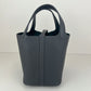 Picotin Lock PM ピコタンロック18  Etain エタン  PHW シルバー金具 Taurillon clemence トリヨンクレマンス Stamp-W W刻印