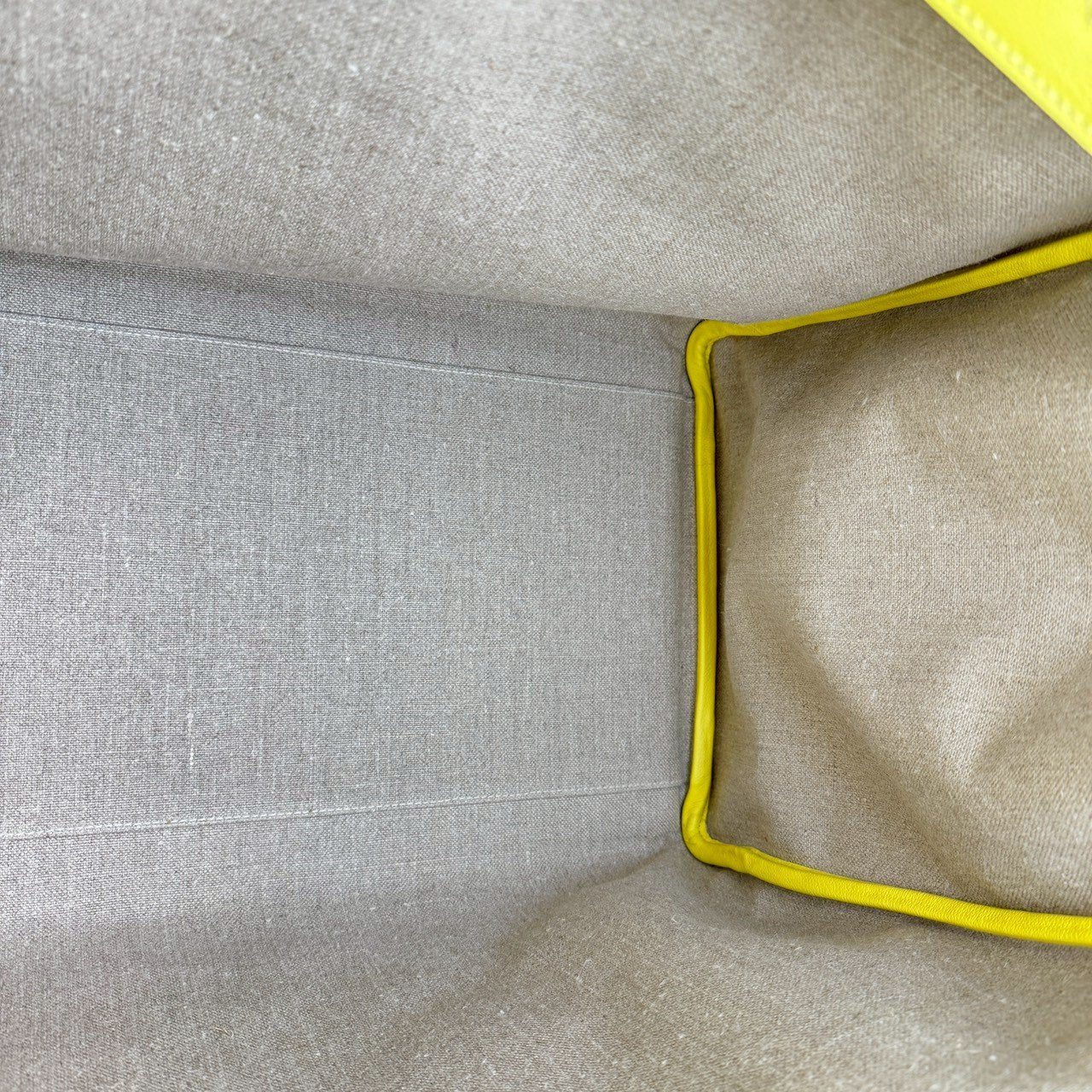Haut a courries 40 Combi オータクロア40コンビ　Yellow イエロー　PHW シルバー金具　Stamp-D D刻印