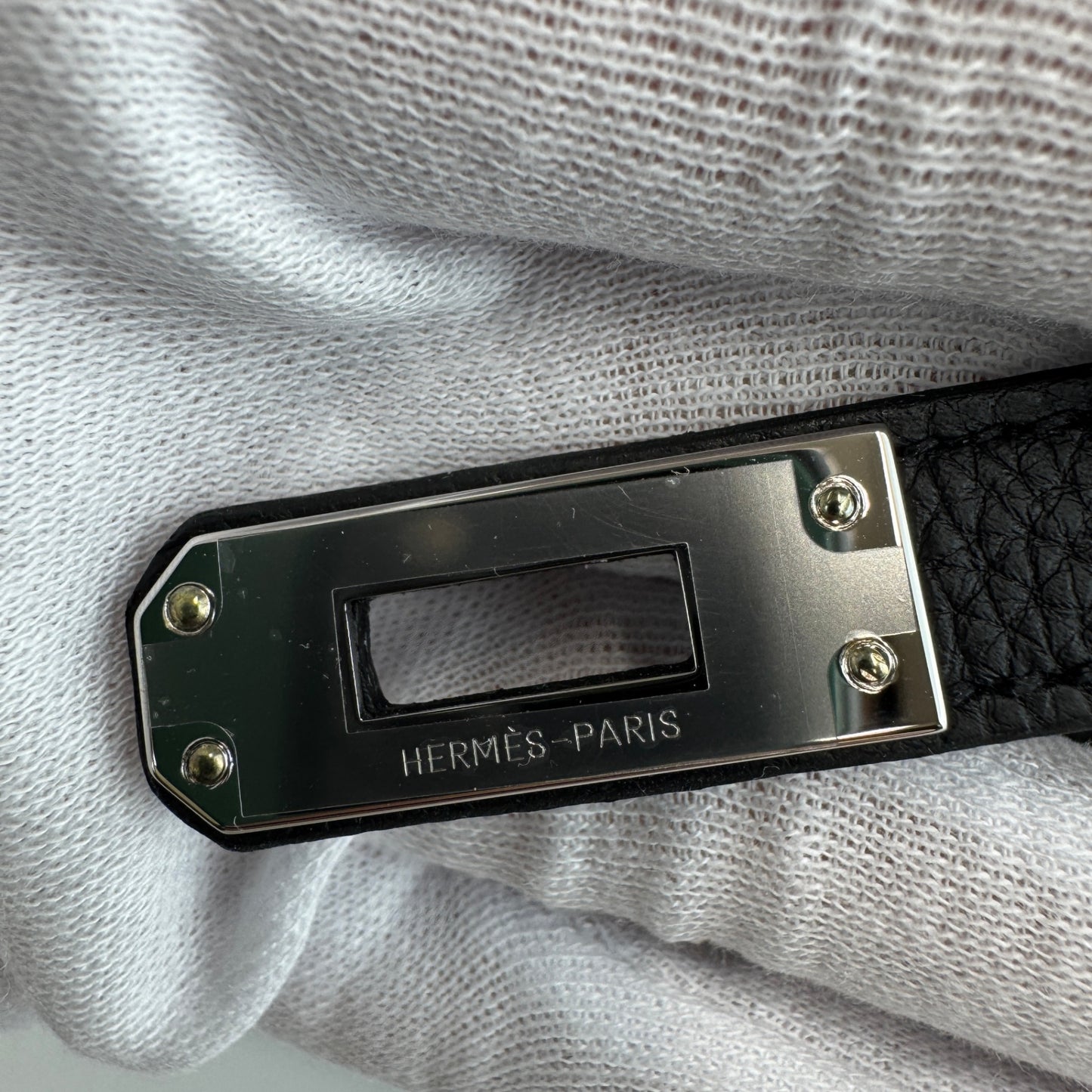 Birkin25 バーキン25 Black ブラック PHW シルバー金具 Stamp-K K刻