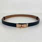 Belt kelly 18 ケリー ベルト18 Black ブラック  RGHW ピンクゴールド金具 Epsom エプソン Stamp-W W刻印