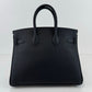 Birkin25 バーキン25 Black ブラック GHW ゴールド金具 Togo トゴ W刻