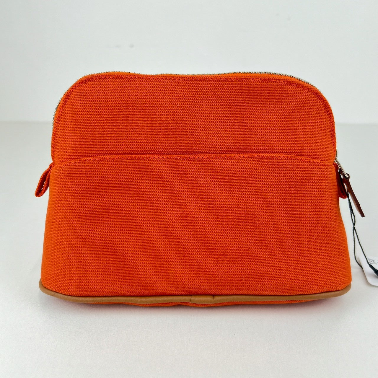 Hermès エルメス Trousse Bolide mini ボリードポーチ ミニ 綿100% Orange feu オレンジフー