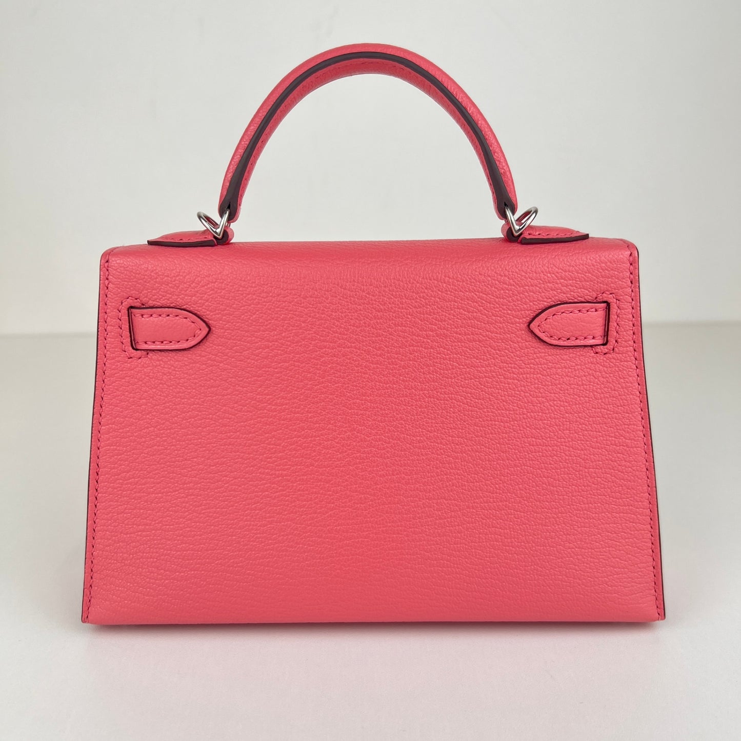 Mini kelly verso ミニケリーヴェルソ Rose ete ローズエテ PHW シルバー金具 Stamp-B B刻