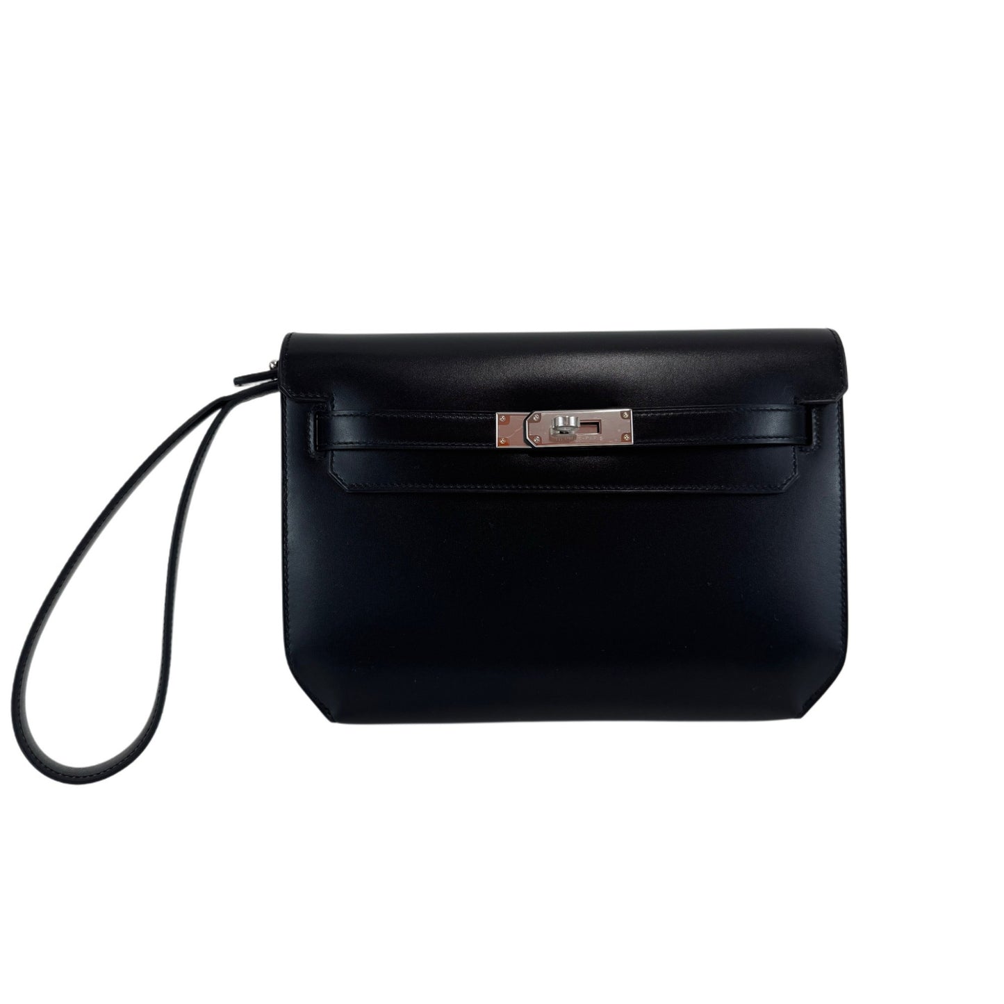 Hermès エルメス Kelly depeche　ケリーデペッシュ Stamp-W W刻印 Box calf　ボックスカーフ Black ブラック   PHW シルバー金具