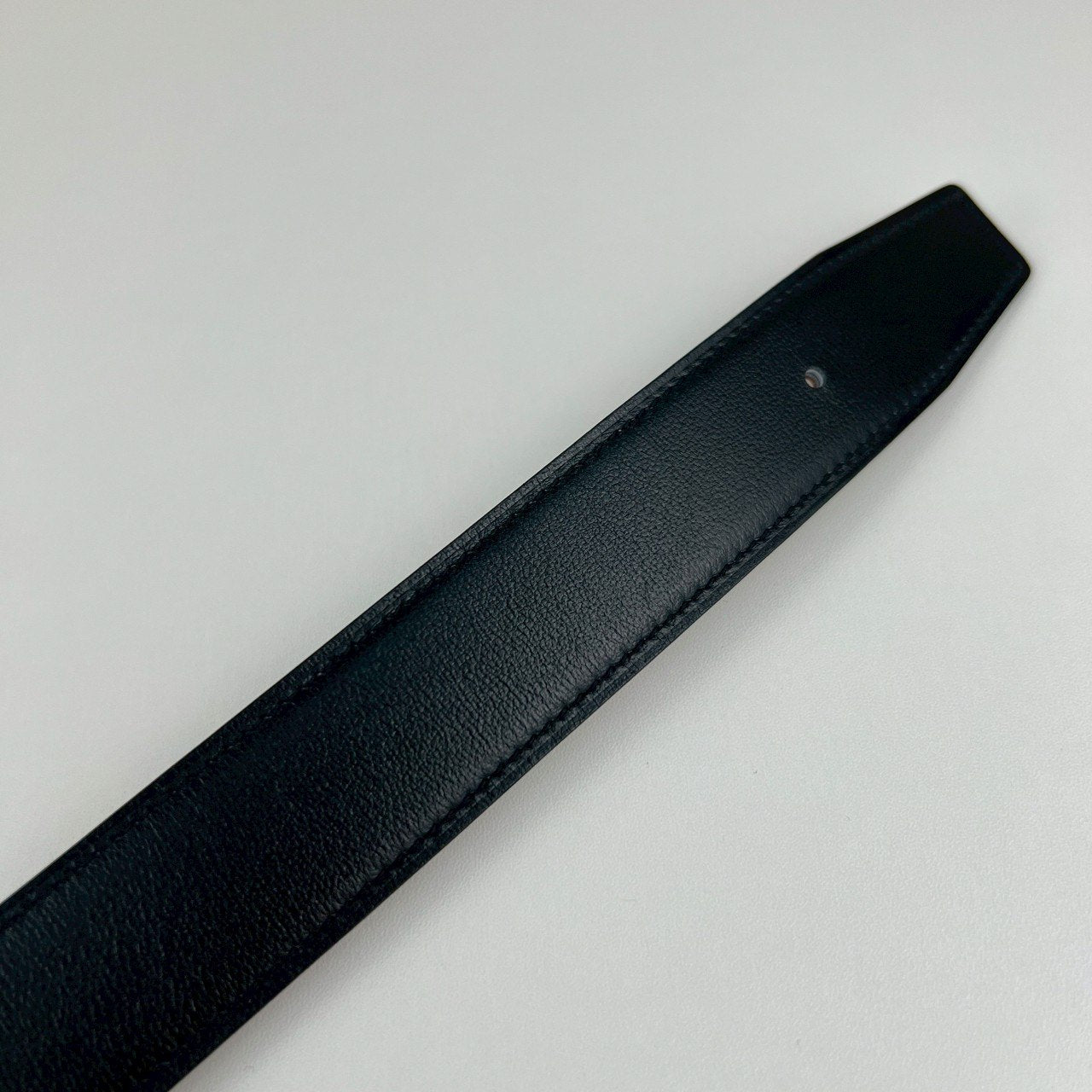 Ceinture H boucleGris moyen Cuir seul de ceinture H #100Black/Gold  Hベルトバックル リバーシブルベルトレザー Black ブラック/Gold ゴールド