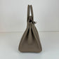 Birkin25 バーキン25 Etoupe エトープ  PHW シルバー金具 Togo トゴ Stamp-K K刻印