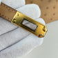 Kelly pochette ケリーポシェット Chai チャイ Ostrich オーストリッチ GHW ゴールド金具 Stamp-W W刻印