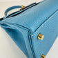 Kelly28 ケリー28 Bleu jean ブルージーン ゴールド金具 Stamp-W W刻印  Togo トゴ