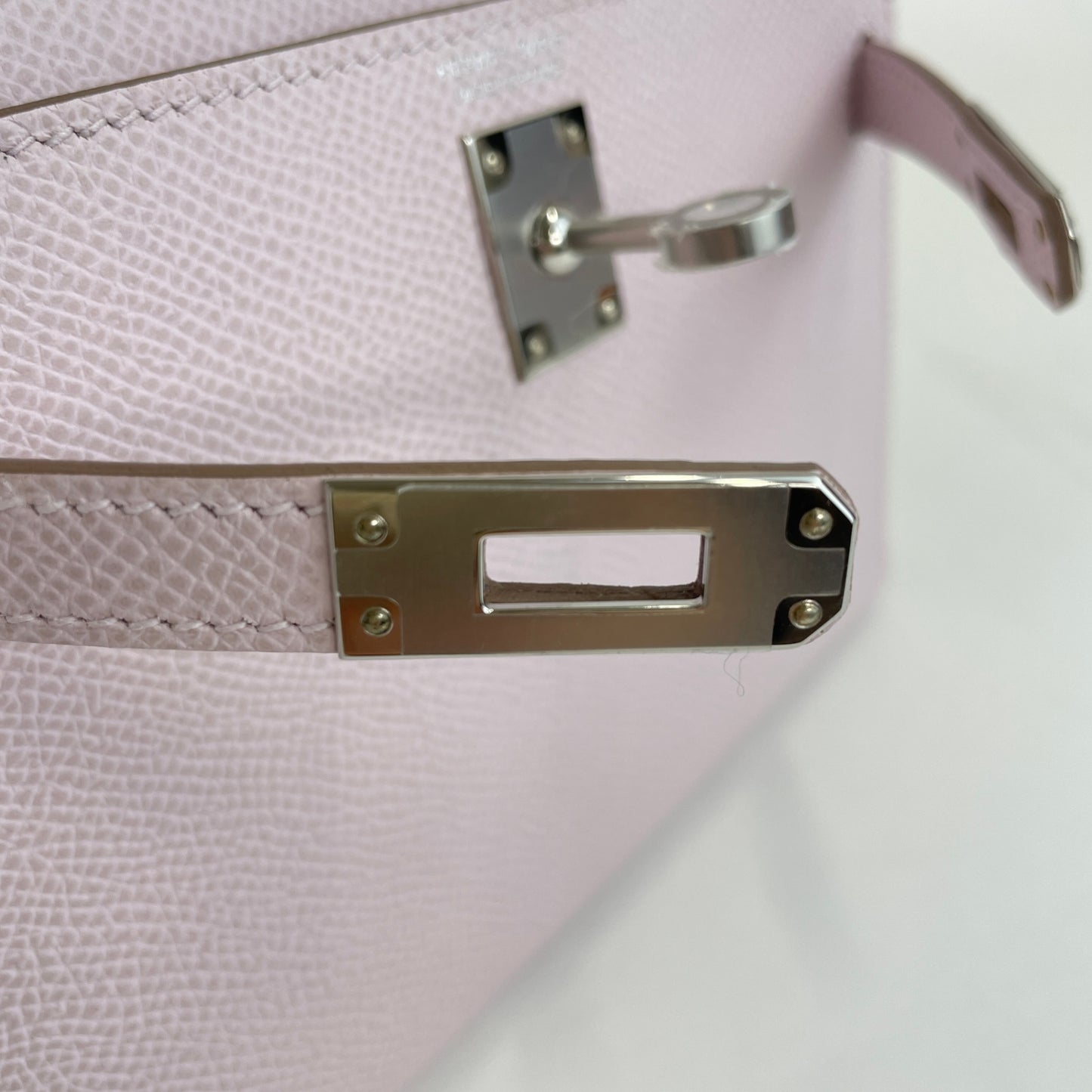 Mini kelly ミニケリー Mauve Sylvestre　モーヴシルベストル  PHW シルバー金具 Epsom エプソン Stamp-B B刻印