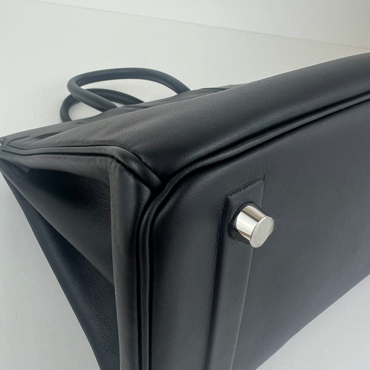 Birkin25 shadow バーキン25 シャドウ Black ブラック Swift スイフト PHW シルバー金具 Stamp-Y Y刻印