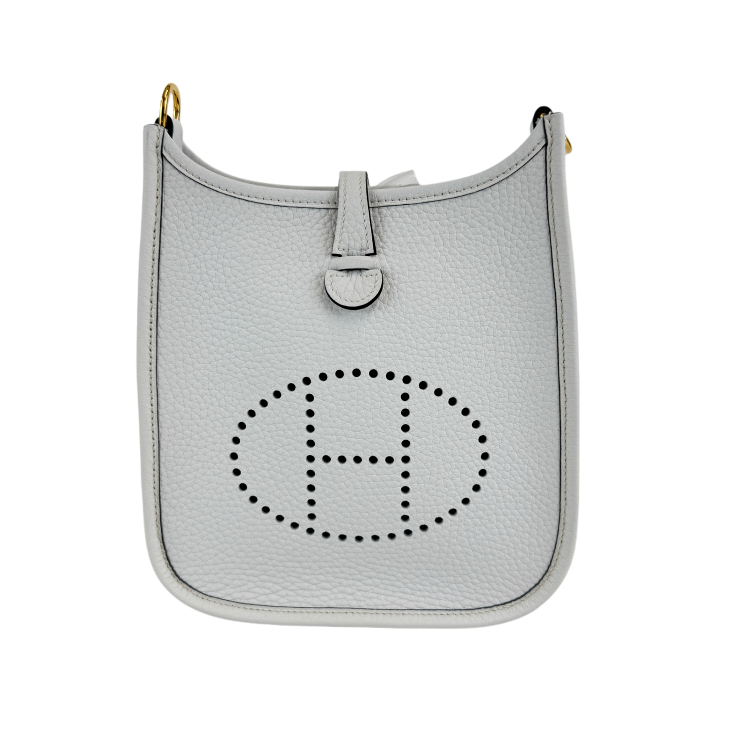 Evelyne TPM エブリンTPM New white ニューホワイト Taurillon Clemence トリヨンクレマンス GHW ゴールド金具 Stamp-W W刻印