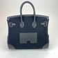 Birkin25 Cargo バーキン25 カーゴ Black ブラック PHW シルバー金具 U刻