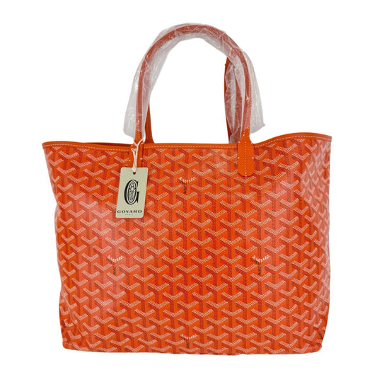 GOYARD ゴヤール サンルイPM ゴヤールディンキャンバス & シュヴロッシュカーフスキン リネンとコットン（内側）オレンジ