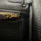 Kelly25 ケリー25 Black ブラック Togo トゴ GHW ゴールド金具 Stamp-W W刻印