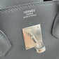 Shoulder Birkin29 ショルダーバーキン29 Ardoise アルドワーズ PHW シルバー金具 Stamp-K K刻印 Evercolor エバーカラー