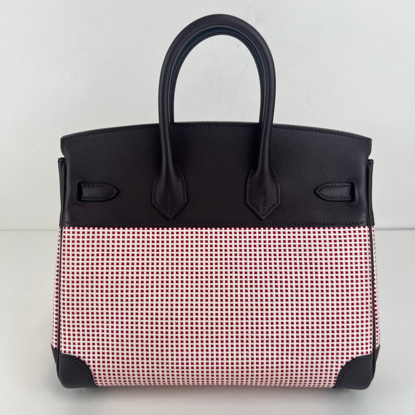 Birkin25 バーキン25 Rouge sellier ルージュセリエ PHW シルバー金具 Stamp-B B刻印