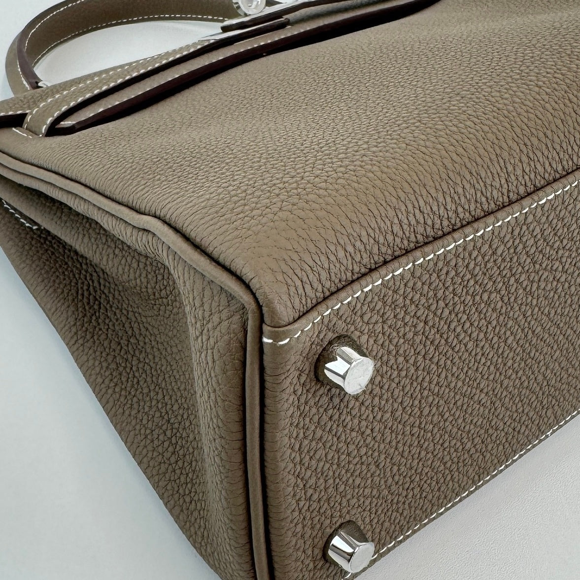 Kelly25 ケリー25 Etoupe エトープ Togo トゴ PHW シルバー金具 Stamp-K K刻印