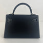 Mini kelly HSS ミニケリーHSS Black ブラック PHW シルバー金具 Stamp-K  K刻印