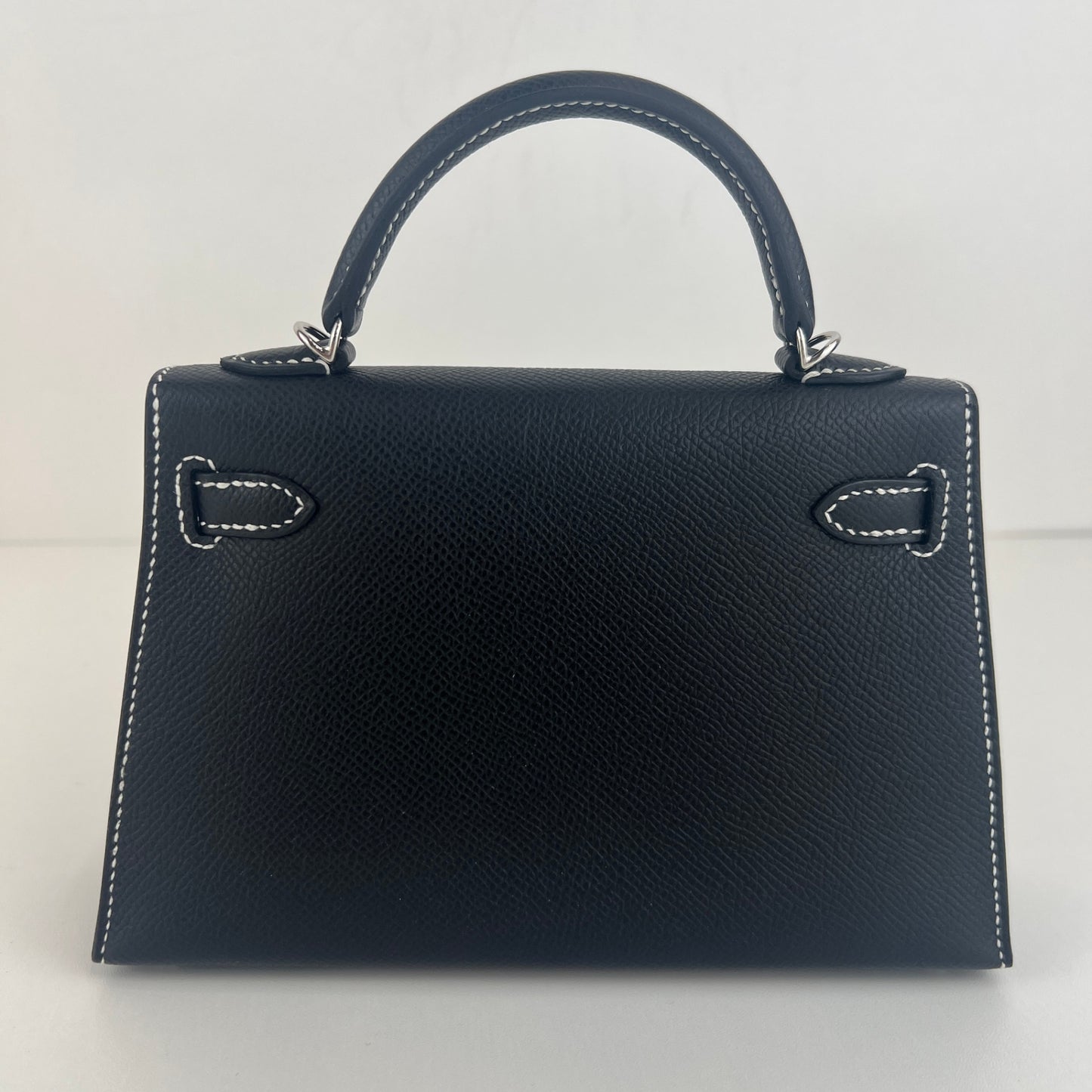 Mini kelly HSS ミニケリーHSS Black ブラック PHW シルバー金具 Stamp-K  K刻印